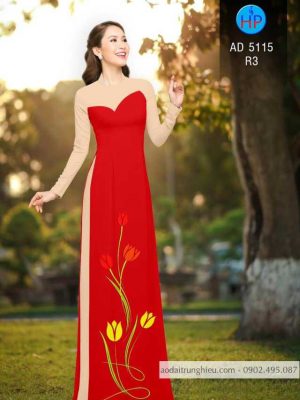 Vải áo dài hoa tulip mới ra AD 5115 31 1587437848 735 Vai ao dai hoa tulip moi ra AD 5115