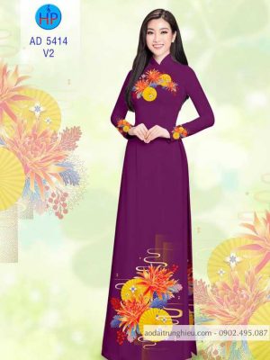 1587531533 42 Vai ao dai hoa cuc kieu moi AD 5414