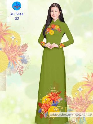 1587531534 460 Vai ao dai hoa cuc kieu moi AD 5414
