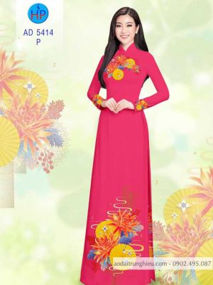 1587531534 483 Vai ao dai hoa cuc kieu moi AD 5414