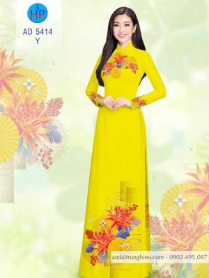 1587531534 571 Vai ao dai hoa cuc kieu moi AD 5414