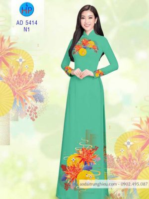 1587531535 129 Vai ao dai hoa cuc kieu moi AD 5414