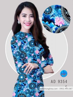Vải áo dài hoa sen đều kiểu mới AD 9354 21 1587611736 837 Vai ao dai hoa sen deu kieu moi AD 9354
