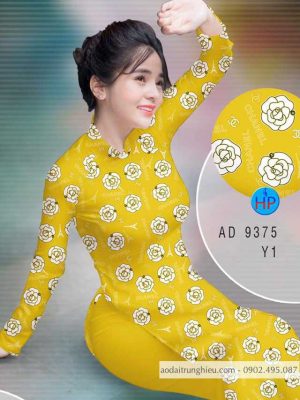 Vải áo dài hoa hồng đều kiểu mới AD 9375 22 1587696933 20 Vai ao dai hoa hong deu kieu moi AD 9375