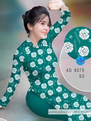 Vải áo dài hoa hồng đều kiểu mới AD 9375 24 1587696933 323 Vai ao dai hoa hong deu kieu moi AD 9375