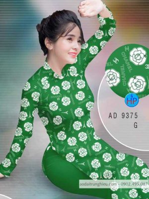 Vải áo dài hoa hồng đều kiểu mới AD 9375 23 1587696933 999 Vai ao dai hoa hong deu kieu moi AD 9375