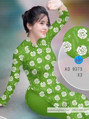 Vải áo dài hoa hồng đều kiểu mới AD 9375 25 1587696934 590 Vai ao dai hoa hong deu kieu moi AD 9375