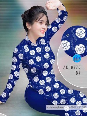 Vải áo dài hoa hồng đều kiểu mới AD 9375 29 1587696934 645 Vai ao dai hoa hong deu kieu moi AD 9375