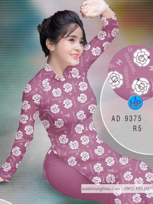 Vải áo dài hoa hồng đều kiểu mới AD 9375 32 1587696935 656 Vai ao dai hoa hong deu kieu moi AD 9375