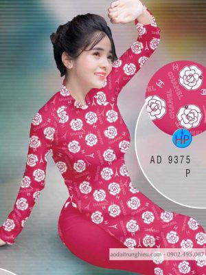 Vải áo dài hoa hồng đều kiểu mới AD 9375 35 1587696935 913 Vai ao dai hoa hong deu kieu moi AD 9375