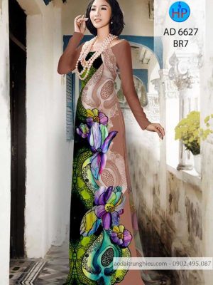 Vải áo dài hoa 3D kiểu mới AD 6627 30 1587697072 703 Vai ao dai hoa 3D kieu moi AD 6627