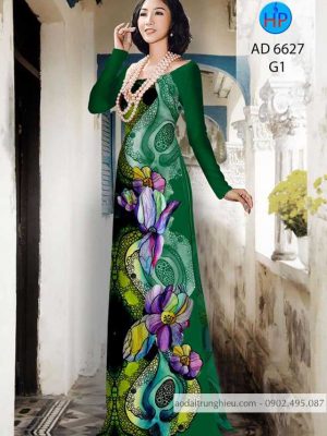Vải áo dài hoa 3D kiểu mới AD 6627 29 1587697072 964 Vai ao dai hoa 3D kieu moi AD 6627