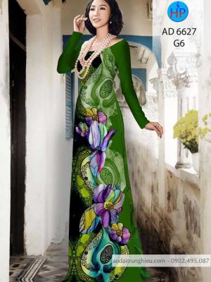 Vải áo dài hoa 3D kiểu mới AD 6627 34 1587697073 932 Vai ao dai hoa 3D kieu moi AD 6627