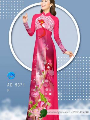Vải áo dài bản đồ và hoa sen mới ra AD 9371 31 1587697453 559 Vai ao dai ban do va hoa sen moi ra