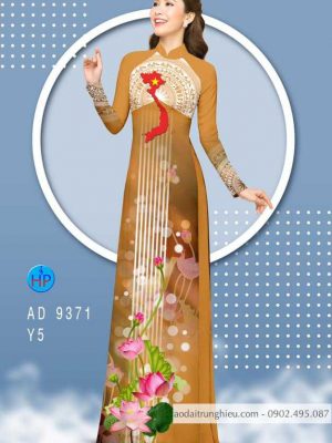 Vải áo dài bản đồ và hoa sen mới ra AD 9371 24 1587697453 573 Vai ao dai ban do va hoa sen moi ra