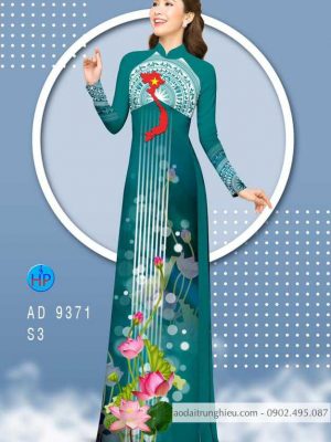 Vải áo dài bản đồ và hoa sen mới ra AD 9371 27 1587697453 798 Vai ao dai ban do va hoa sen moi ra