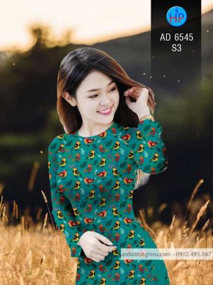 1587698411 520 Vai ao dai hinh chim deu thiet ke 2020 AD