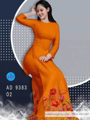 Vải áo dài hoa 3D kiểu mới AD 9383 32 1587865750 972 Vai ao dai hoa 3D kieu moi AD 9383