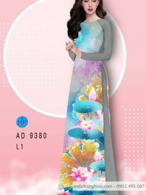 Vải áo dài hoa sen kiểu mới AD 9380 24 1587866008 278 Vai ao dai hoa sen kieu moi AD 9380