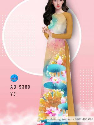 Vải áo dài hoa sen kiểu mới AD 9380 30 1587866009 261 Vai ao dai hoa sen kieu moi AD 9380