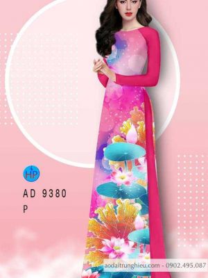 Vải áo dài hoa sen kiểu mới AD 9380 35 1587866009 54 Vai ao dai hoa sen kieu moi AD 9380