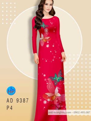 Vải áo dài hình bướm thiết kế 2020 AD 9387 31 1588040349 41 Vai ao dai Vai ao dai dep AD