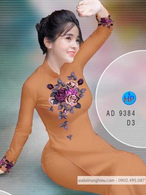 Vải áo dài hoa hồng kiểu mới AD 9384 36 1588048664 269 Vai ao dai hoa hong kieu moi AD 9384