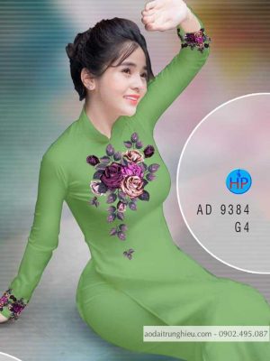 Vải áo dài hoa hồng kiểu mới AD 9384 37 1588048664 492 Vai ao dai hoa hong kieu moi AD 9384