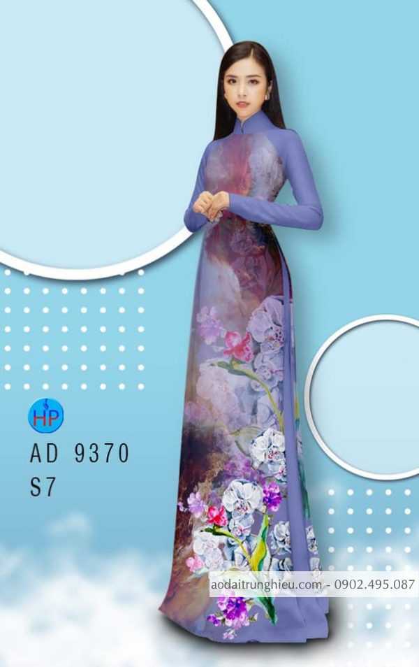 Vai ao dai hoa 3D kieu moi AD 9370