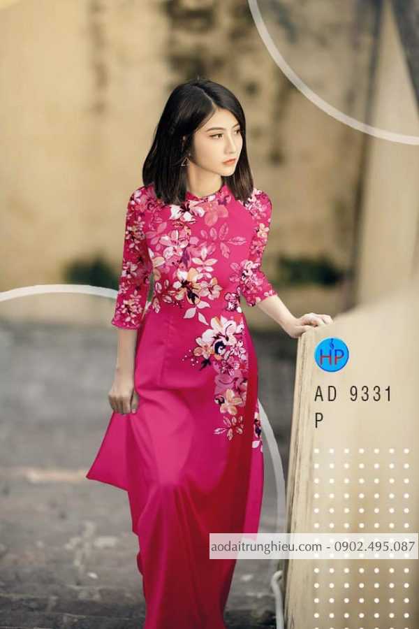 Vai ao dai hoa 3D thiet ke 2020 AD 9331