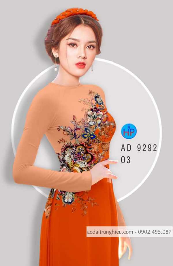 Vai ao dai hoa in 3D moi ra AD 9292