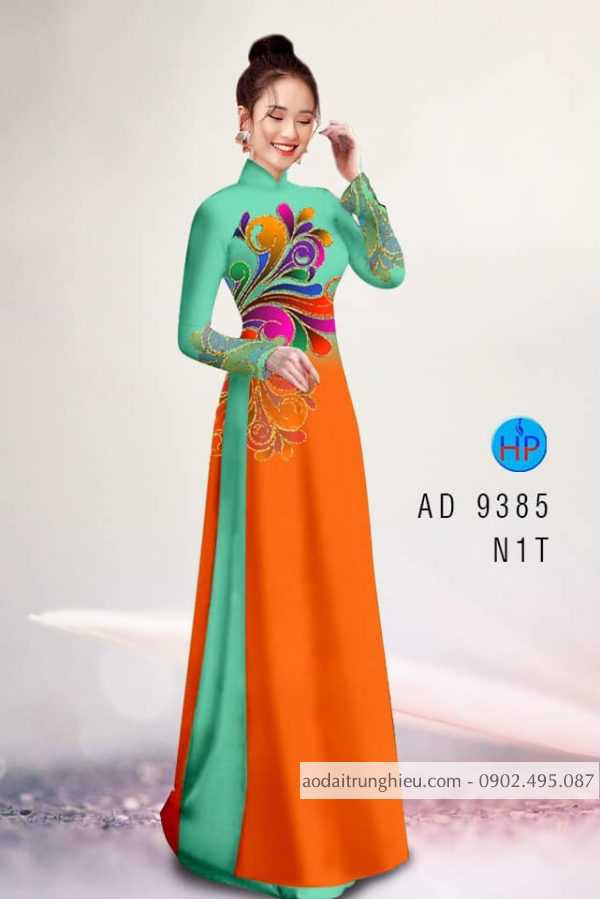 Vai ao dai hoa van kieu moi AD 9385