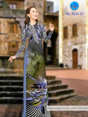 Vải áo dài lông vũ thiết kế 2020 AD 5544 25 1588498154 150 vai ao dai vai ao dai dep ad