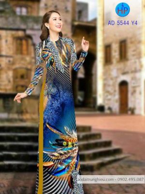 Vải áo dài lông vũ thiết kế 2020 AD 5544 24 1588498154 264 vai ao dai vai ao dai dep ad