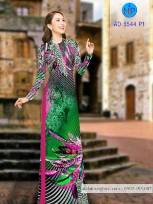 Vải áo dài lông vũ thiết kế 2020 AD 5544 26 1588498154 791 vai ao dai vai ao dai dep ad