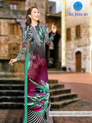 Vải áo dài lông vũ thiết kế 2020 AD 5544 28 1588498155 544 vai ao dai vai ao dai dep ad