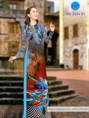 Vải áo dài lông vũ thiết kế 2020 AD 5544 38 1588498156 234 vai ao dai vai ao dai dep ad