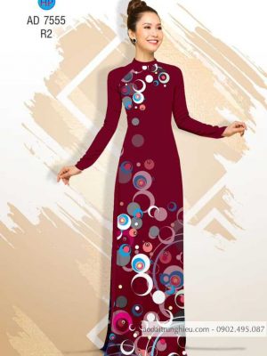 Vải áo dài hoa văn tròn kiểu mới AD 7555 29 1588499103 641 vai ao dai vai ao dai dep ad