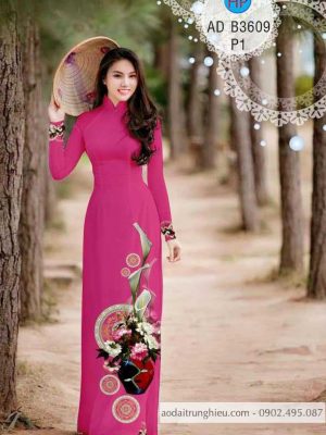 Vải áo dài hoa ly mới ra AD B3609 21 1588559471 426 vai ao dai vai ao dai dep ad