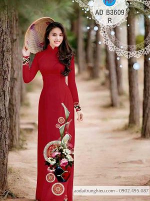 Vải áo dài hoa ly mới ra AD B3609 28 1588559472 128 vai ao dai vai ao dai dep ad