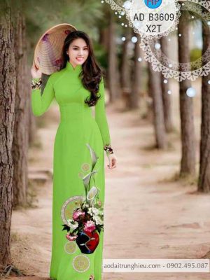 Vải áo dài hoa ly mới ra AD B3609 33 1588559473 539 vai ao dai vai ao dai dep ad