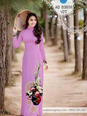 Vải áo dài hoa ly mới ra AD B3609 37 1588559474 693 vai ao dai vai ao dai dep ad