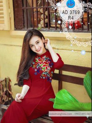 Vải áo dài hoa ly mới ra AD 3769 22 1588559590 511 vai ao dai vai ao dai dep ad