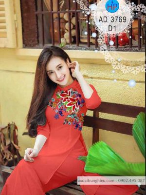 Vải áo dài hoa ly mới ra AD 3769 24 1588559591 105 vai ao dai vai ao dai dep ad