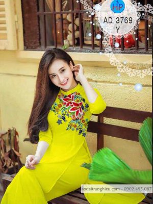 Vải áo dài hoa ly mới ra AD 3769 26 1588559591 457 vai ao dai vai ao dai dep ad
