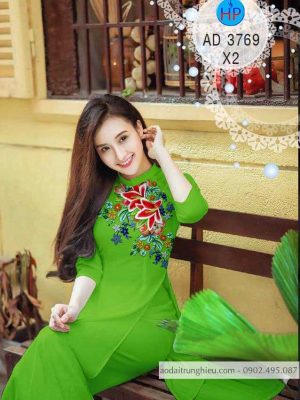 Vải áo dài hoa ly mới ra AD 3769 23 1588559591 571 vai ao dai vai ao dai dep ad