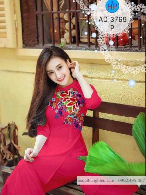 Vải áo dài hoa ly mới ra AD 3769 31 1588559592 304 vai ao dai vai ao dai dep ad