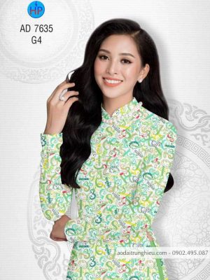 Vải áo dài hoa văn đều mới ra AD 7635 22 1588559950 884 vai ao dai vai ao dai dep ad