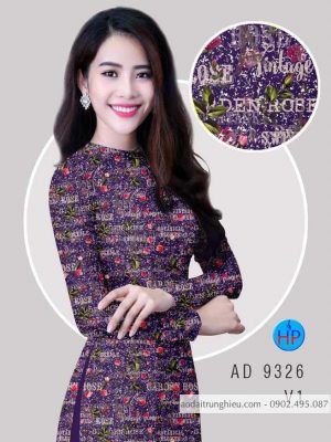 Vải áo dài hoa đều kiểu mới AD 9326 21 1588560432 256 vai ao dai vai ao dai dep ad