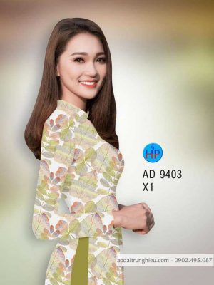 Vải áo dài hình lá kiểu mới AD 9403 25 1588664714 322 vai ao dai vai ao dai dep ad